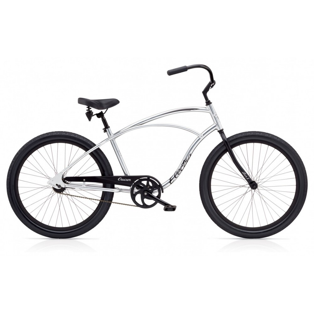 Велосипед 26" ELECTRA Cruiser Lux 1 Men's Polished Silver